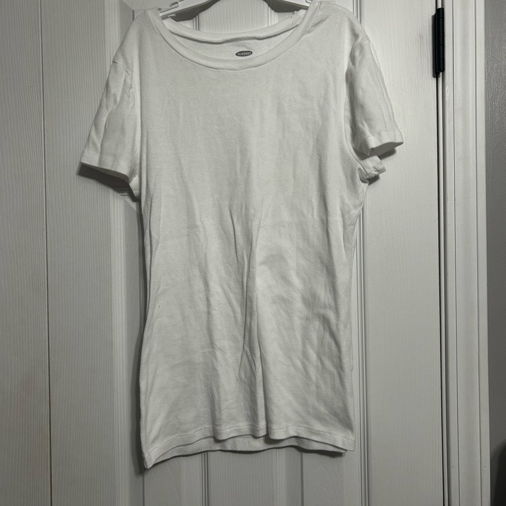 Old Navy Classic White Short Sleeve Tee